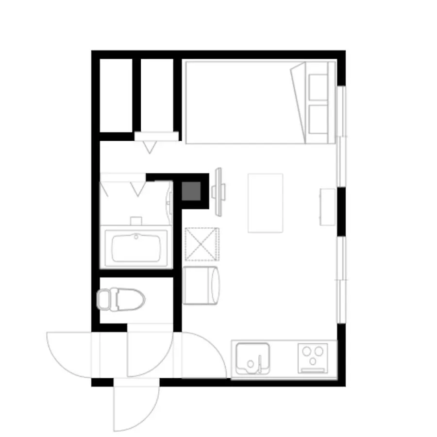 （B10）New Open アクセス良好！リフォーム完了☆サービスアパ―トメントsapporo南8条b10 Daire 0*, Sapporo Japonya